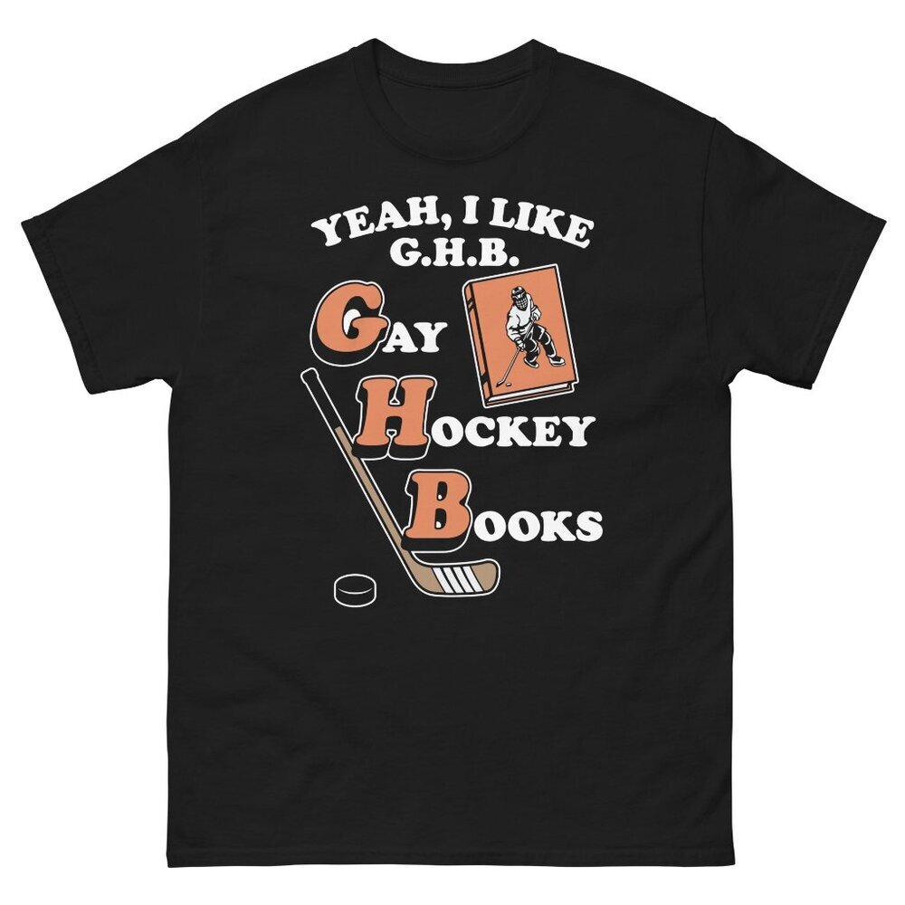Yeah I Like Ghb Gay Hockey Books  Unisex T-Shirt 91